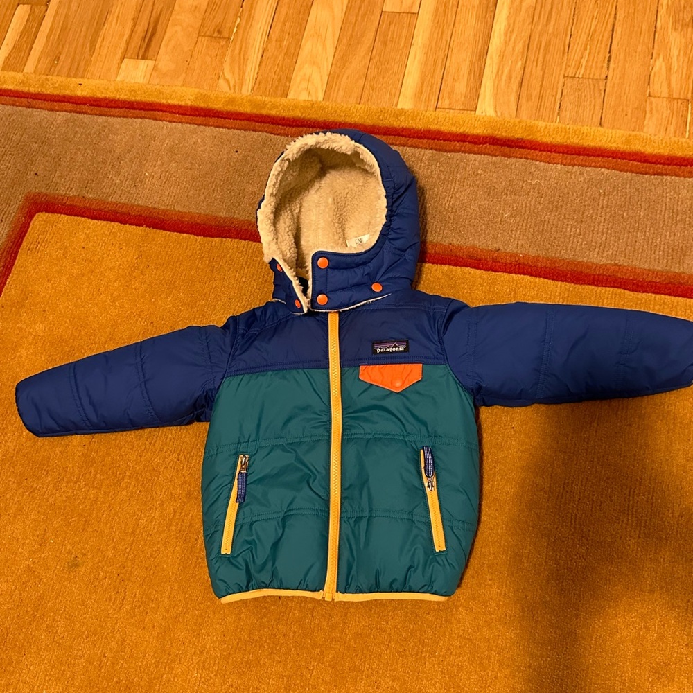Reversible toddler Patagonia jacket